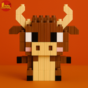 Mô Hình LEGO Trâu 12 Con Giáp Mini 3D | DollyLoveThing