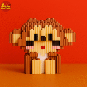 Mô Hình LEGO Khỉ 12 Con Giáp Mini 3D | DollyLoveThing